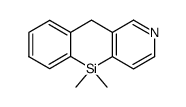 10,10-dimethyl-9,10-dihydro-10-sila-2-azaanthracene结构式