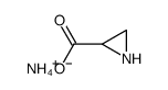 ammonium salt of aziridine-2-carboxylic acid结构式