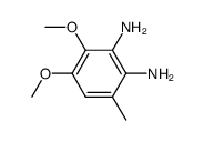 3,4-dimethoxy-6-methyl-o-phenylenediamine结构式