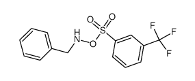N-benzyl-O-(m-(trifluoromethyl)benzenesulfonyl)hydroxylamine Structure