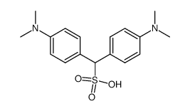 bis-(4-dimethylamino-phenyl)-methanesulfonic acid Structure