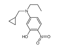 5-[(环丙基甲基)丙基氨基]-2-硝基苯酚结构式