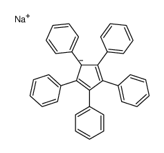 sodium,(2,3,4,5-tetraphenylcyclopenta-1,4-dien-1-yl)benzene Structure