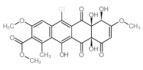 Tetracenomycin C, 6-chloro- picture