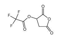 2,5-dioxotetrahydrofuran-3-yl 2,2,2-trifluoroacetate Structure