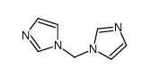 二(1H-咪唑-1-基)甲烷结构式