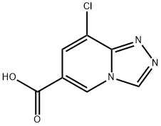 8-Chloro-[1,2,4]triazolo[4,3-a]pyridine-6-carboxylic acid Structure