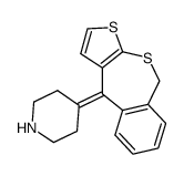 4-(4-piperidylidene)-4,9-dihydrothieno(2,3-c)-2-benzothiepin结构式