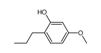 5-Methoxy-2-propyl-phenol Structure