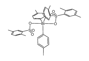 tri-p-tolylbismuth (2,5-dimethylbenzenesulfonato)2结构式