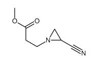 methyl 3-(2-cyanoaziridin-1-yl)propanoate Structure