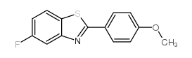 5-氟-2-(4-甲氧基苯基)苯并[d]噻唑结构式
