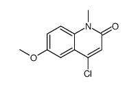 4-chloro-6-methoxy-1-methylquinolin-2(1H)-one结构式