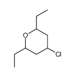 4-chloro-2,6-diethyloxane结构式