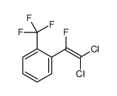 1-(2,2-dichloro-1-fluoroethenyl)-2-(trifluoromethyl)benzene结构式