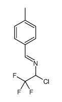 N-(1-chloro-2,2,2-trifluoroethyl)-1-(4-methylphenyl)methanimine结构式