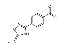 N-methyl-3-(4-nitrophenyl)-1,2,4-oxadiazol-5-amine Structure