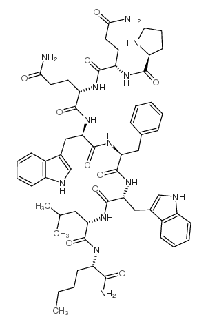 [D-Pro4,D-Trp7,9,Nle11]-Substance P (4-11) structure