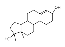 17-甲基-4-雄烯-3α,17α-二醇结构式