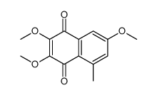 2,3,7-trimethoxy-5-methylnaphthalene-1,4-dione结构式