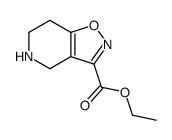 4,5,6,7-四氢异噁唑[4,5-c]吡啶-3-羧酸乙酯结构式