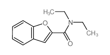 N,N-diethylbenzofuran-2-carboxamide结构式