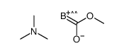 (甲氧基羰基)三甲基硼胺结构式