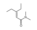 3-ethyl-N,N-dimethylpent-2-enamide结构式
