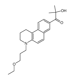1-[4-(3-ethoxypropyl)-1,2,3,4-tetrahydrobenzo[f]quinolin-8-yl]-2-hydroxy-2-methylpropan-1-one Structure
