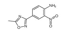 4-(5-methyl-1,2,4-oxadiazol-3-yl)-2-nitroaniline Structure