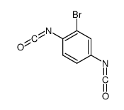 2-bromo-1,4-diisocyanatobenzene结构式