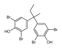 2,6-dibromo-4-[2-(3,5-dibromo-4-hydroxyphenyl)butan-2-yl]phenol结构式