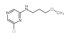 2-Chloro-6-(3-methoxypropylamino)pyrazine Structure