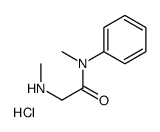 N-methyl-2-methylamino-N-phenyl-acetamide hydrochloride Structure