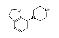 1-(2,3-dihydro-1-benzofuran-7-yl)piperazine结构式