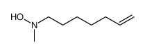 N-hept-6-enyl-N-methyl-hydroxylamine结构式