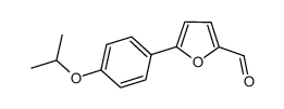 5-(4-isopropoxyphenyl)furan-2-carbaldehyde结构式