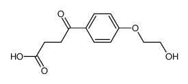 4-[4-(2-hydroxy-ethoxy)-phenyl]-4-oxo-butyric acid Structure