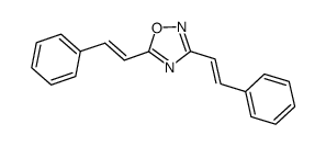 3,5-distyryl-1,2,4-oxadiazole结构式
