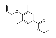 ethyl 3,5-dimethyl-4-prop-2-enoxybenzoate结构式