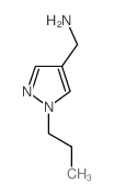 (1-丙基-1H-吡唑-4-基)甲胺结构式