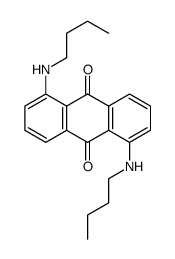 1,5-bis(butylamino)anthracene-9,10-dione结构式