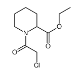 1-(氯乙酰基)哌啶-2-羧酸乙酯结构式
