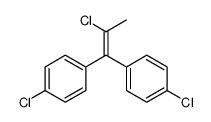 1-chloro-4-[2-chloro-1-(4-chlorophenyl)prop-1-enyl]benzene Structure