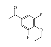 1-(4-ethoxy-3,5-difluoro-phenyl)ethanone Structure