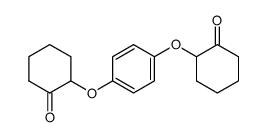 2,2'-p-phenylenedioxy-bis-cyclohexanone Structure