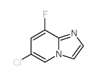 6-氯-8-氟咪唑并[1,2-a]吡啶结构式