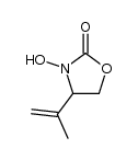 4-(1-methylethenyl)-N-hydroxy-1,3-oxazolidin-2-one结构式