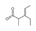 3-ethyl-4-nitropent-2-ene Structure