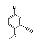 4-溴-2-乙炔-1-甲氧基苯结构式